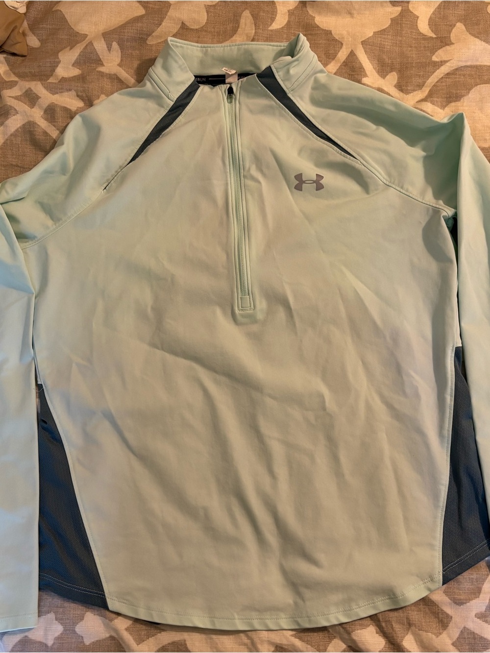 Under Armour Women’s Light Green Half-Zip Swim Top